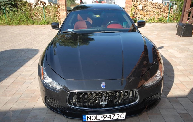 Maserati Ghibli cena 115497 przebieg: 78000, rok produkcji 2015 z Tarnogród małe 781